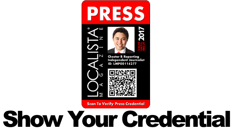Localista Magazine - Press Pass Application.